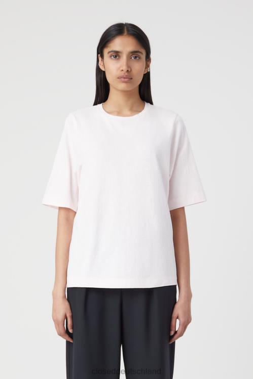 Kleidung helle Orchidee 0RP8Z1677 CLOSED übergroßes T-Shirt Frauen