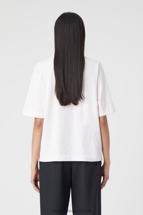 Kleidung helle Orchidee 0RP8Z1677 CLOSED übergroßes T-Shirt Frauen