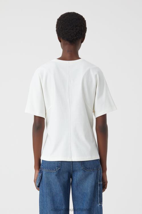 Kleidung naturfarben 0RP8Z1662 CLOSED entspanntes T-Shirt Frauen