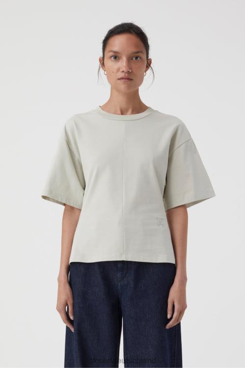 Kleidung seegrau 0RP8Z554 CLOSED Logo-T-Shirt Frauen