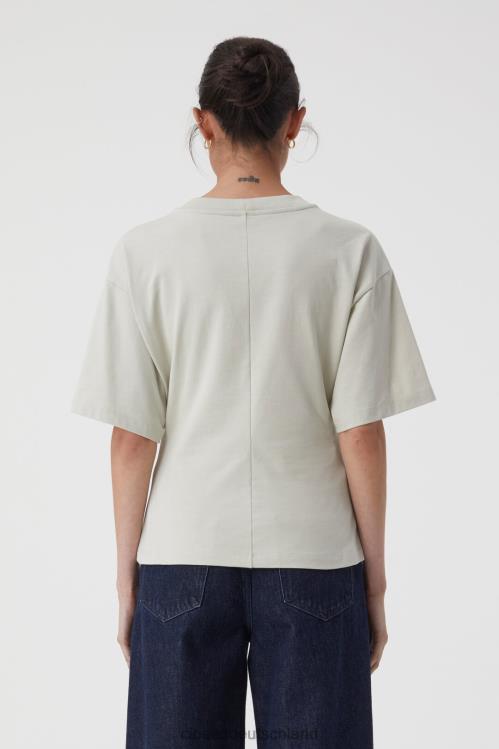 Kleidung seegrau 0RP8Z554 CLOSED Logo-T-Shirt Frauen