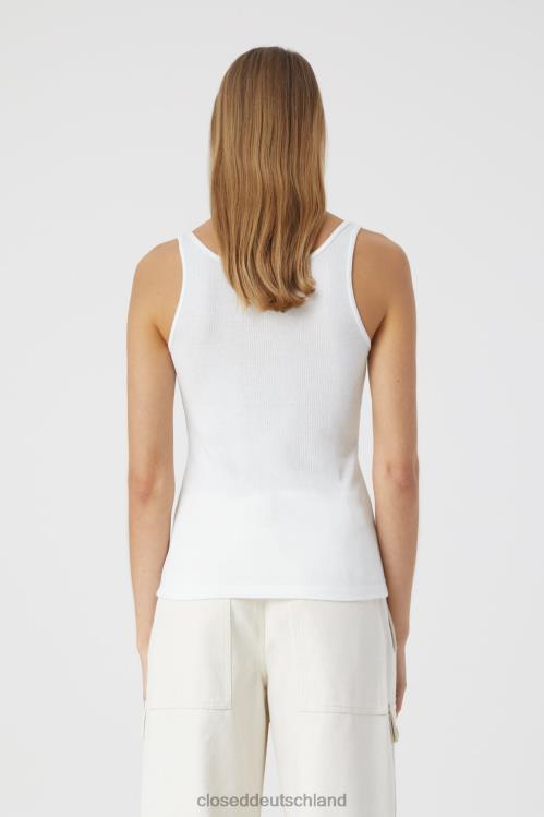 Kleidung Elfenbein 0RP8Z1672 CLOSED Slim-Fit-Tanktop Frauen