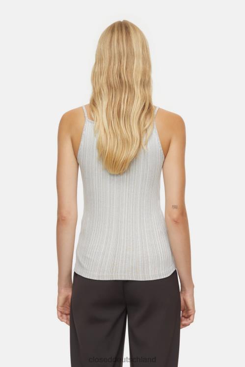 Kleidung Elfenbein 0RP8Z515 CLOSED Muskelshirt Frauen