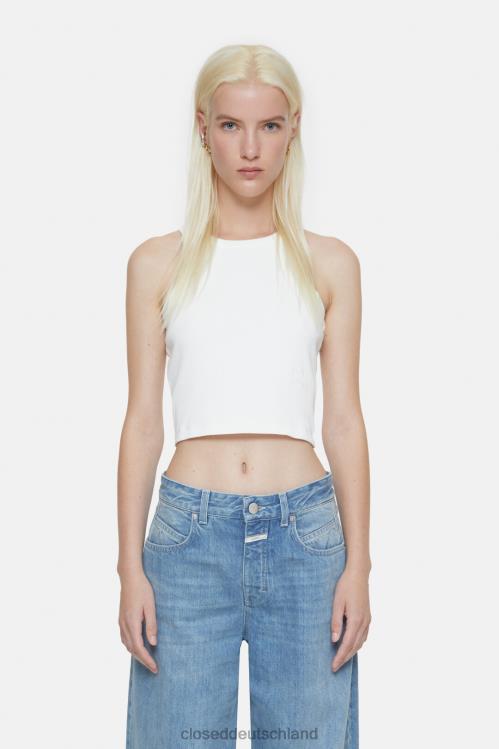 Kleidung Elfenbein 0RP8Z563 CLOSED Racer-Top Frauen