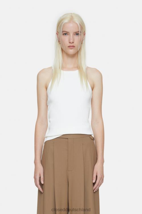 Kleidung Elfenbein 0RP8Z565 CLOSED Racer-Top Frauen