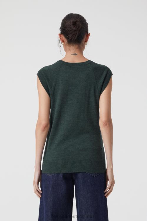 Kleidung Farngrün 0RP8Z395 CLOSED Oberteil aus Bio-Wolle Frauen