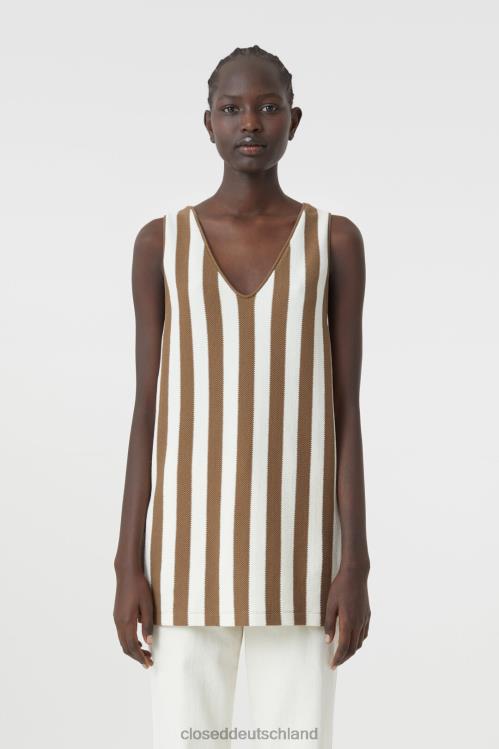 Kleidung Muskatnuss 0RP8Z1684 CLOSED Tanktop mit V-Ausschnitt Frauen