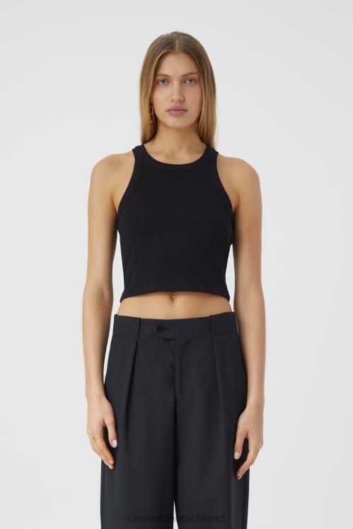 Kleidung Schwarz 0RP8Z1628 CLOSED kurzes Tanktop Frauen