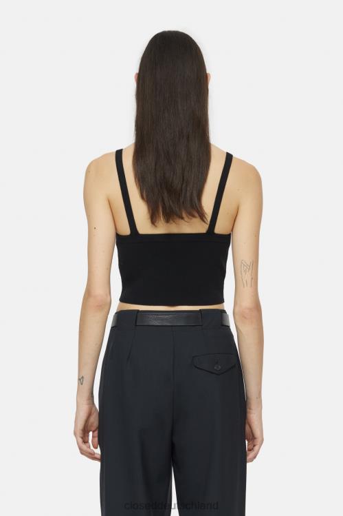 Kleidung Schwarz 0RP8Z362 CLOSED BH-Oberteil Frauen