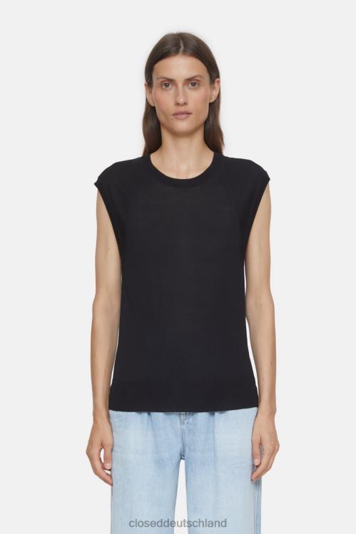 Kleidung Schwarz 0RP8Z400 CLOSED Oberteil aus Bio-Wolle Frauen