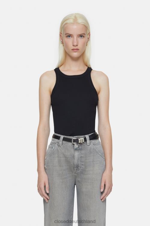 Kleidung Schwarz 0RP8Z547 CLOSED Racer-Top Frauen