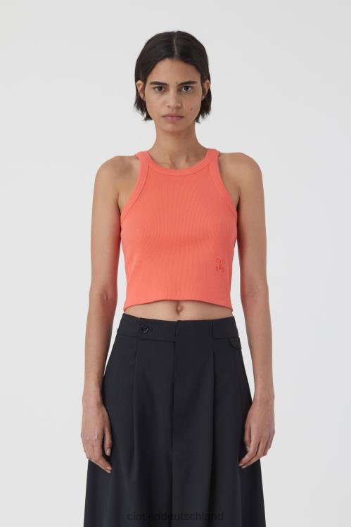 Kleidung leuchtendes Rot 0RP8Z550 CLOSED Racer-Top Frauen