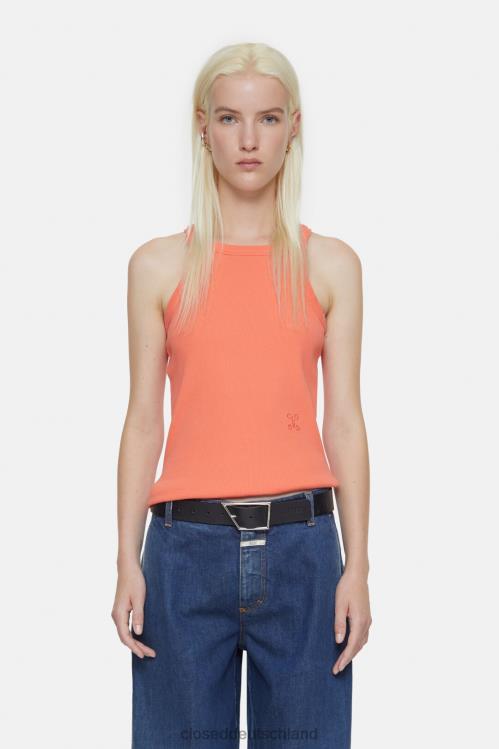 Kleidung leuchtendes Rot 0RP8Z552 CLOSED Racer-Top Frauen