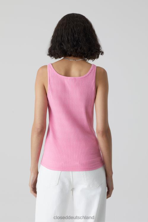 Kleidung rosa Lilien 0RP8Z1674 CLOSED Slim-Fit-Tanktop Frauen