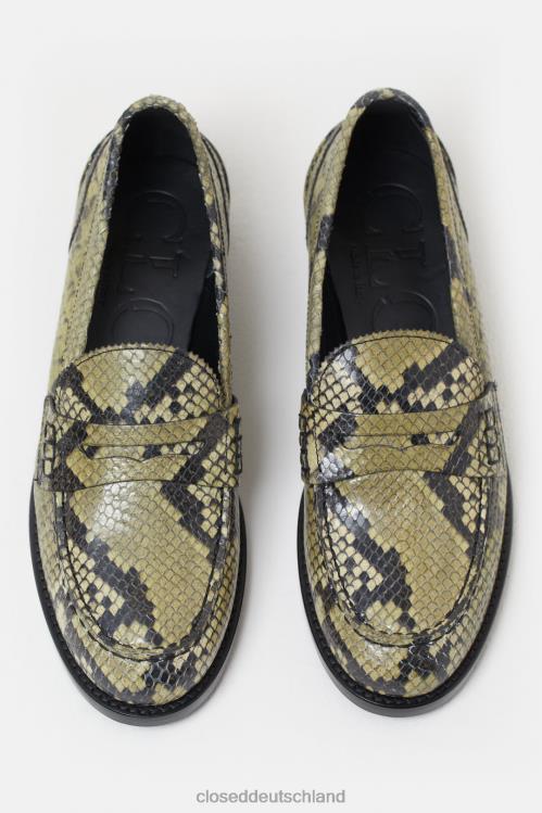 Schuhwerk Industriegrün 0RP8Z740 CLOSED Slipper Frauen