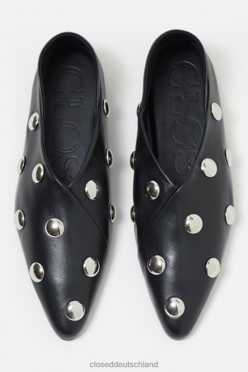 Schuhwerk Schwarz 0RP8Z749 CLOSED Ballerinas Frauen