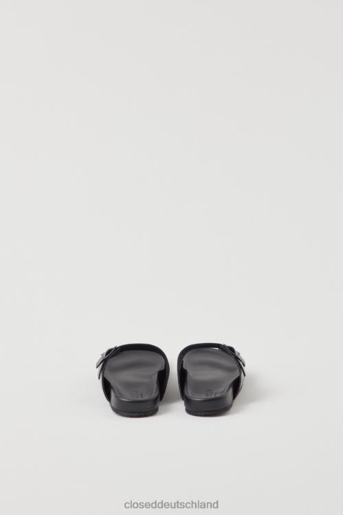 Schuhwerk Schwarz 0RP8Z1867 CLOSED Lederhausschuhe Frauen