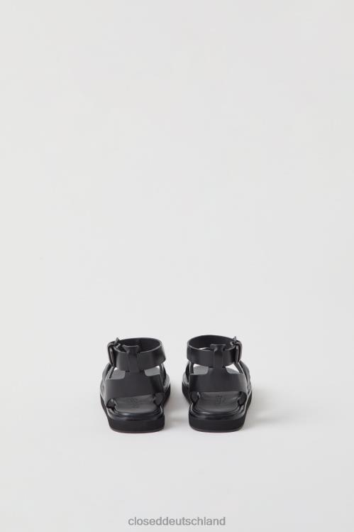 Schuhwerk Schwarz 0RP8Z1865 CLOSED Plateausandalen Frauen