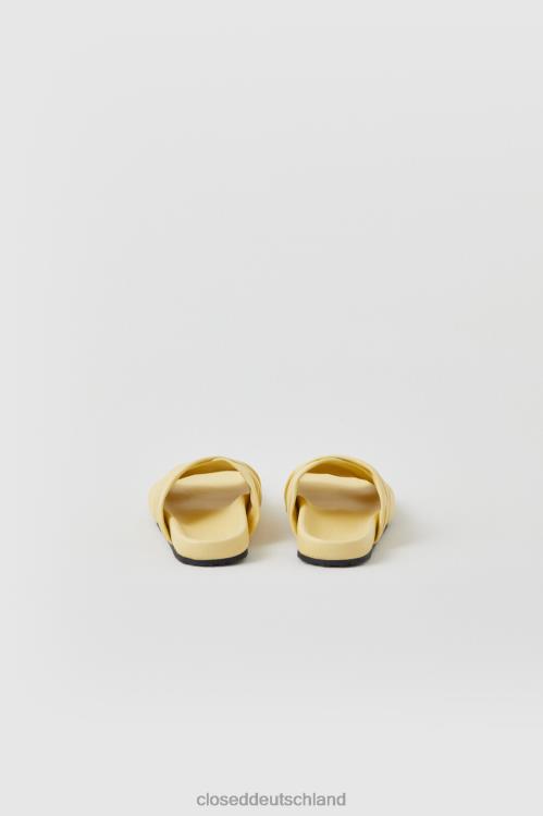 Schuhwerk gelbe Orchidee 0RP8Z1869 CLOSED Kreuzsandalen Frauen