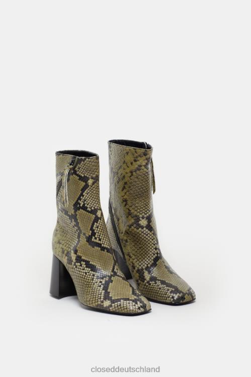 Schuhwerk Industriegrün 0RP8Z738 CLOSED Stiefel mit mittelhohem Absatz Frauen