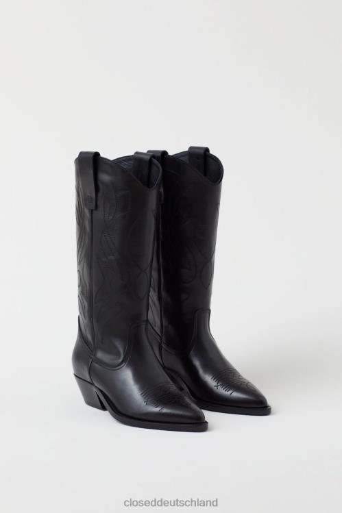 Schuhwerk Schwarz 0RP8Z1859 CLOSED Westernstiefel Frauen