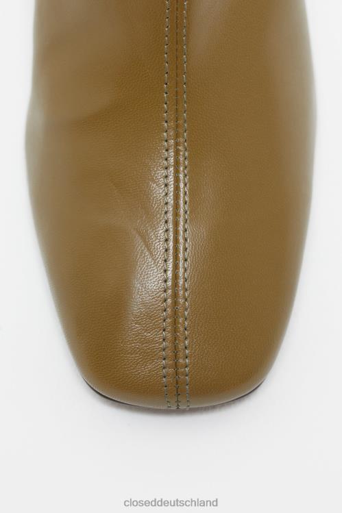 Schuhwerk goldener Ocker 0RP8Z747 CLOSED Stiefel mit mittelhohem Absatz Frauen