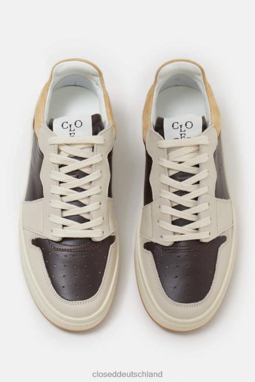 Schuhwerk Mokka 0RP8Z726 CLOSED Turnschuhe niedrig Frauen