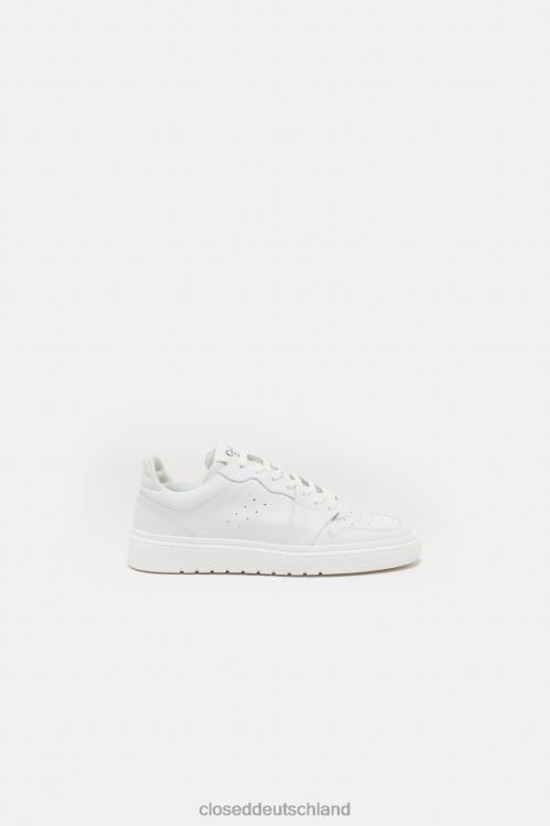 Schuhwerk Weiß 0RP8Z727 CLOSED Nappa-Sneaker niedrig Frauen