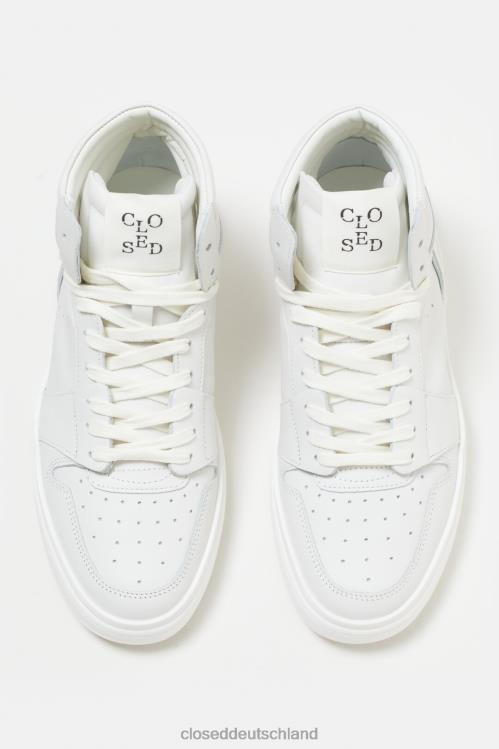 Schuhwerk Weiß 0RP8Z735 CLOSED Nappa-Sneaker hoch Frauen