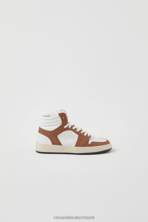 Schuhwerk brauner Zucker 0RP8Z732 CLOSED Turnschuhe hoch Frauen