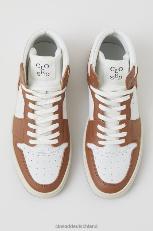 Schuhwerk brauner Zucker 0RP8Z732 CLOSED Turnschuhe hoch Frauen