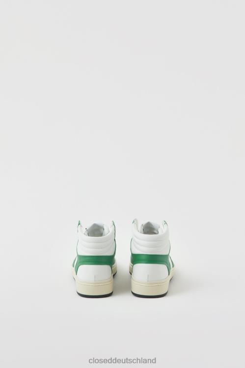 Schuhwerk grüne Patina 0RP8Z1854 CLOSED Turnschuhe hoch Frauen