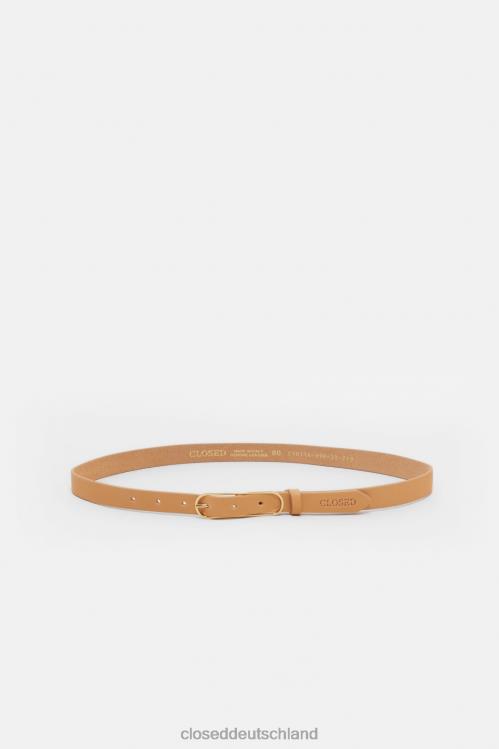 Zubehör Bambus 0RP8Z670 CLOSED Gürtel mit Metallschnalle Frauen