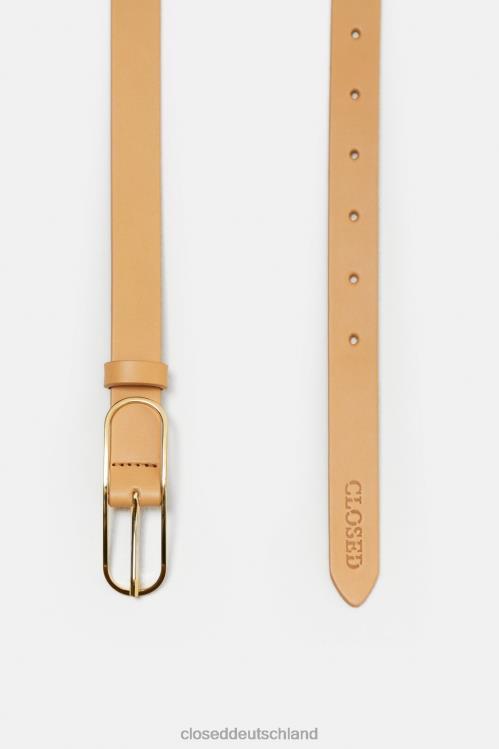 Zubehör Bambus 0RP8Z670 CLOSED Gürtel mit Metallschnalle Frauen