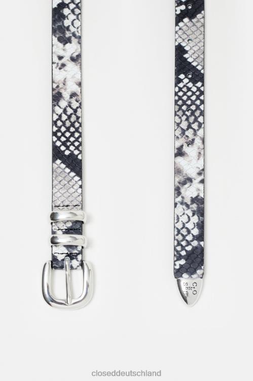 Zubehör Elfenbein 0RP8Z660 CLOSED Gürtel im Python-Look Frauen