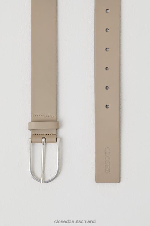 Zubehör Gips beige 0RP8Z675 CLOSED Ledergürtel Frauen
