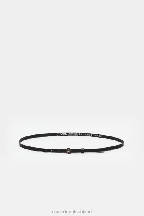 Zubehör Schwarz 0RP8Z657 CLOSED Monogrammgürtel Frauen