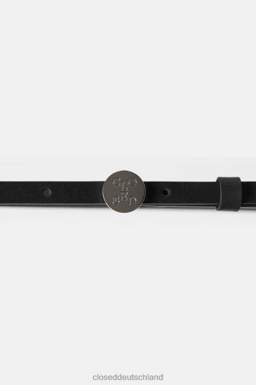 Zubehör Schwarz 0RP8Z657 CLOSED Monogrammgürtel Frauen