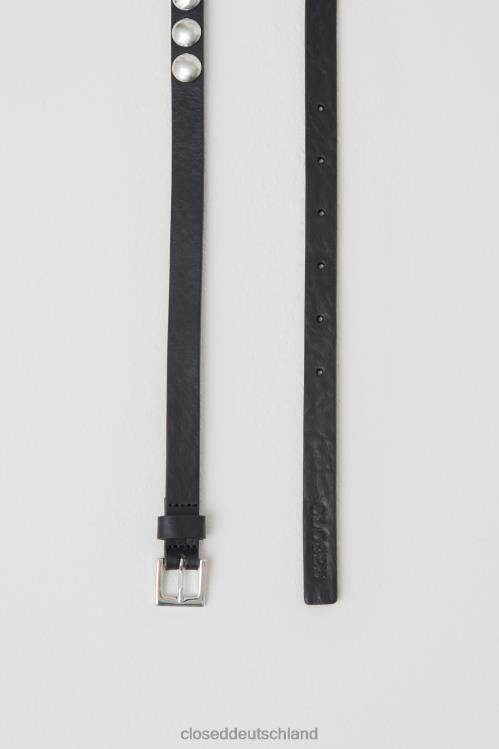 Zubehör Schwarz 0RP8Z664 CLOSED Nietengürtel Frauen