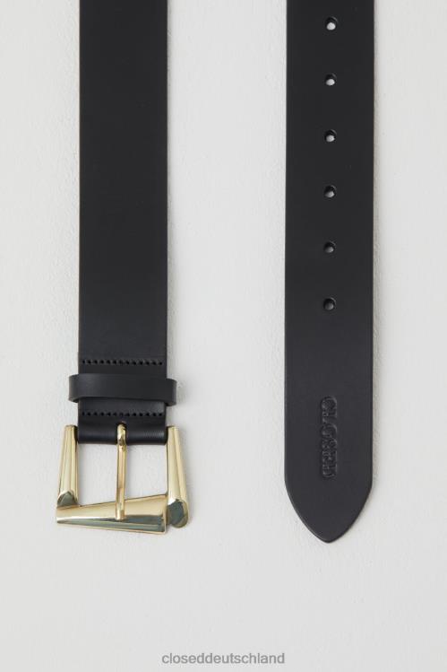 Zubehör Schwarz 0RP8Z667 CLOSED Ledergürtel mit Dornschließe Frauen