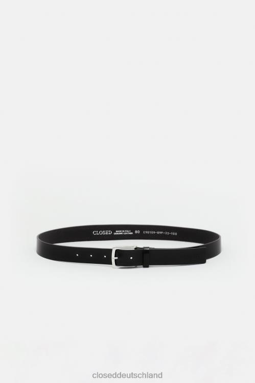Zubehör Schwarz 0RP8Z673 CLOSED Ledergürtel Frauen