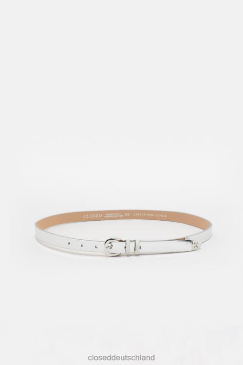 Zubehör Silber 0RP8Z659 CLOSED Metallischer Gürtel Frauen