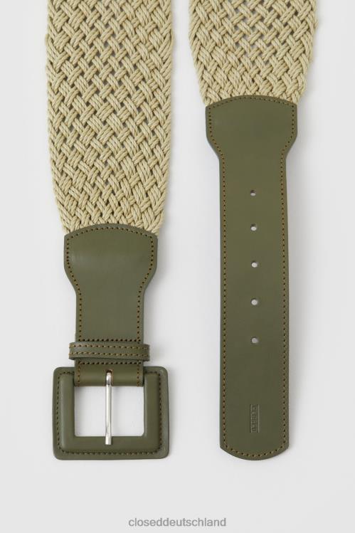 Zubehör graues Furnier 0RP8Z1817 CLOSED geflochtener Taillengürtel Frauen