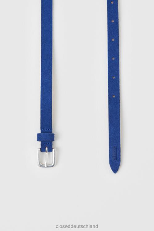 Zubehör ozeanisches Blau 0RP8Z1822 CLOSED schmaler Ledergürtel Frauen
