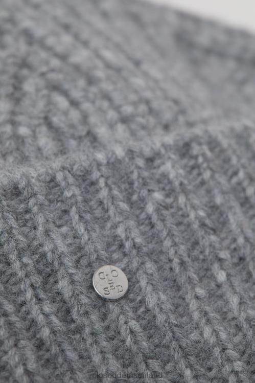 Zubehör Grau meliert 0RP8Z693 CLOSED Mütze aus Alpaka-Mix Frauen