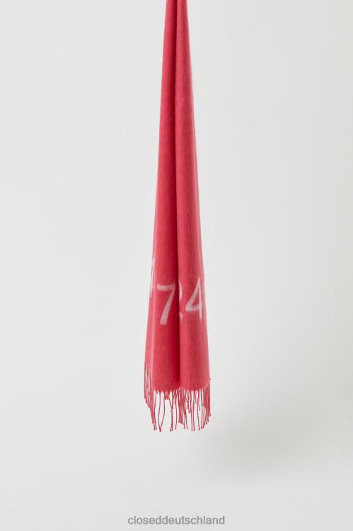 Zubehör Himbeerrosa 0RP8Z1833 CLOSED Schal aus reiner Schurwolle Frauen