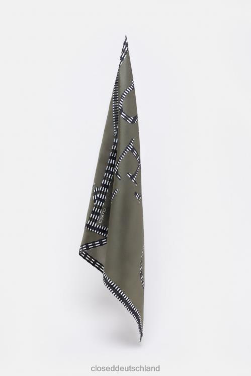 Zubehör Industriegrün 0RP8Z720 CLOSED Seidentuch Frauen