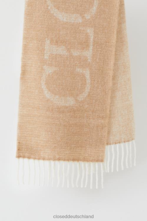 Zubehör brauner Zucker 0RP8Z709 CLOSED Schal mit Logo Frauen