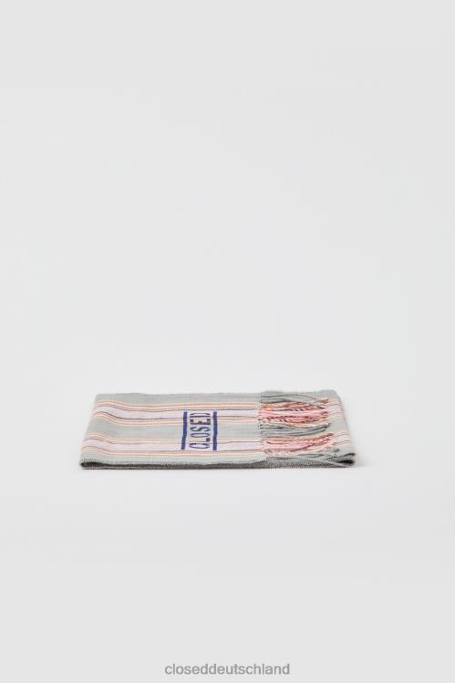 Zubehör graues Furnier 0RP8Z1828 CLOSED Leinenschal Frauen