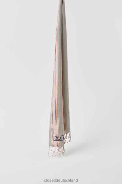 Zubehör graues Furnier 0RP8Z1828 CLOSED Leinenschal Frauen